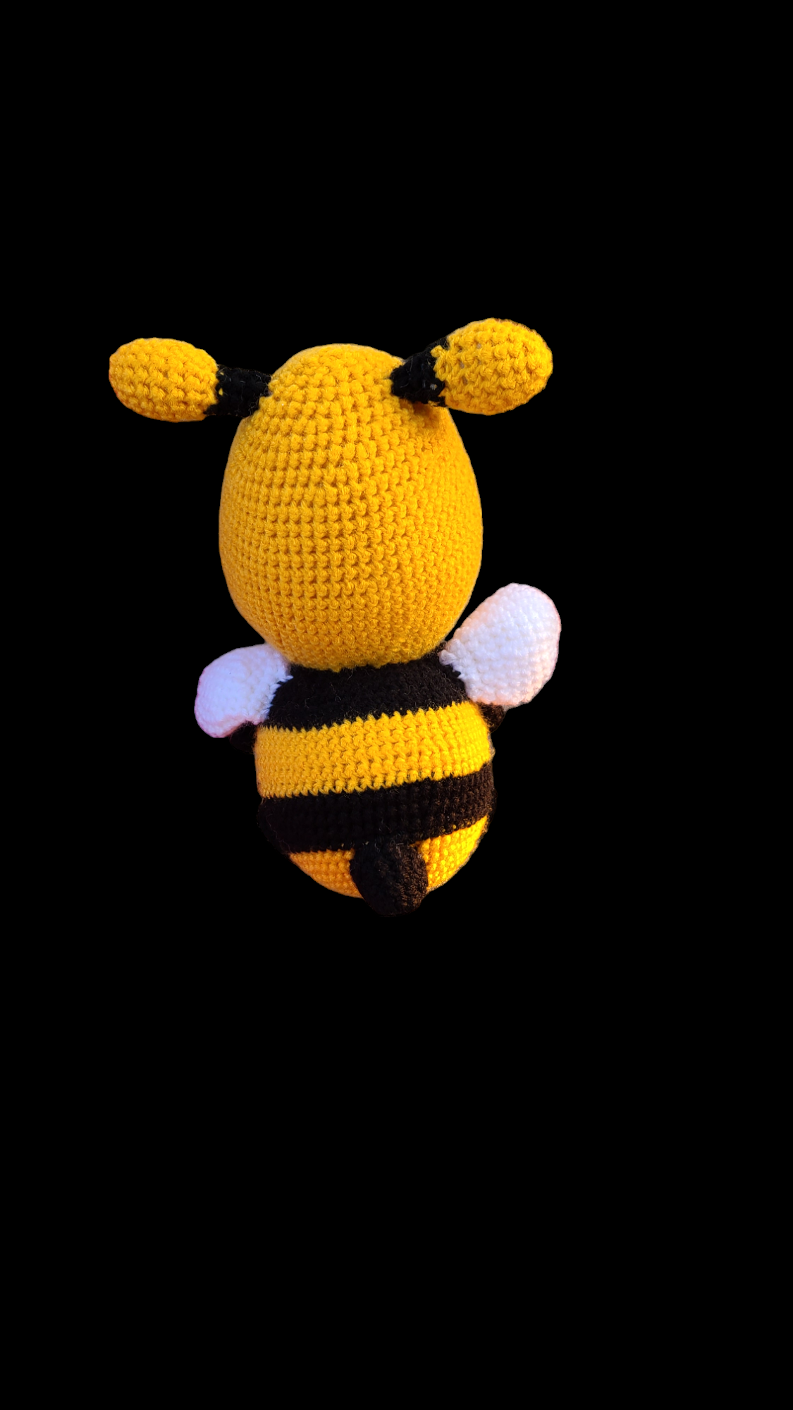 Homemade crocheted stuffed animals