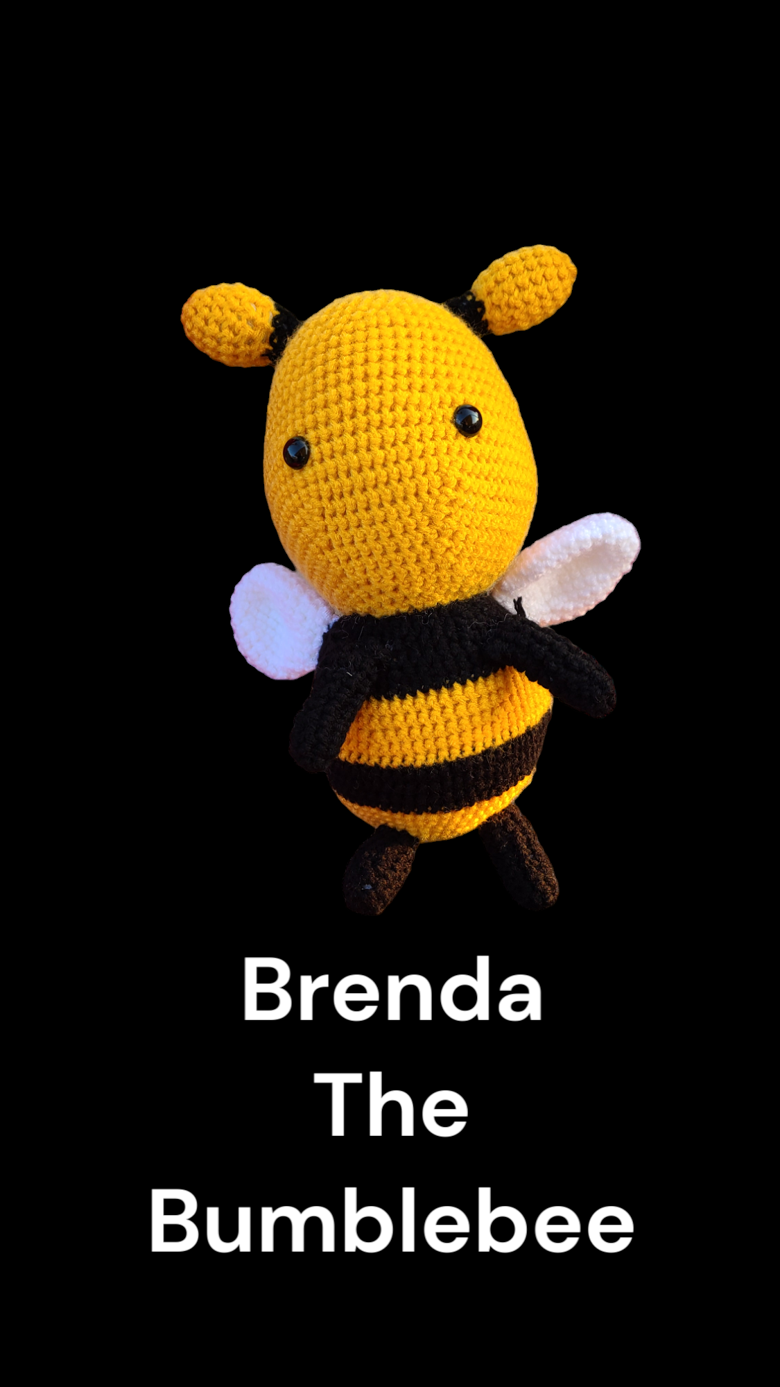 Homemade crocheted stuffed animals
