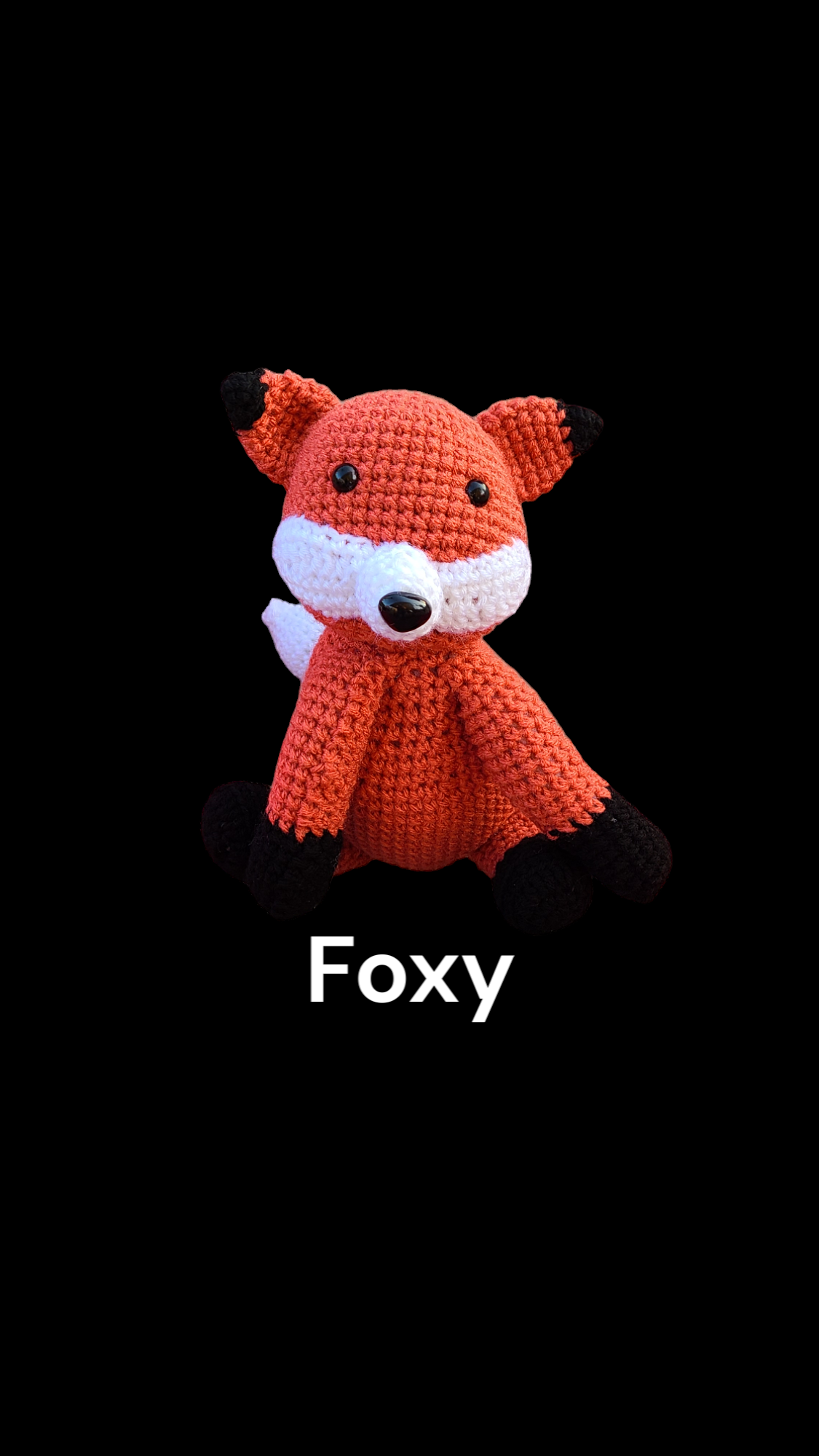 Homemade crocheted stuffed animals