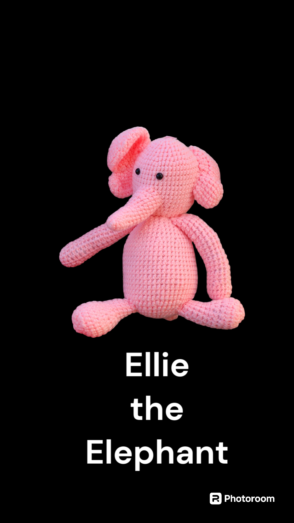 Homemade crocheted stuffed animals