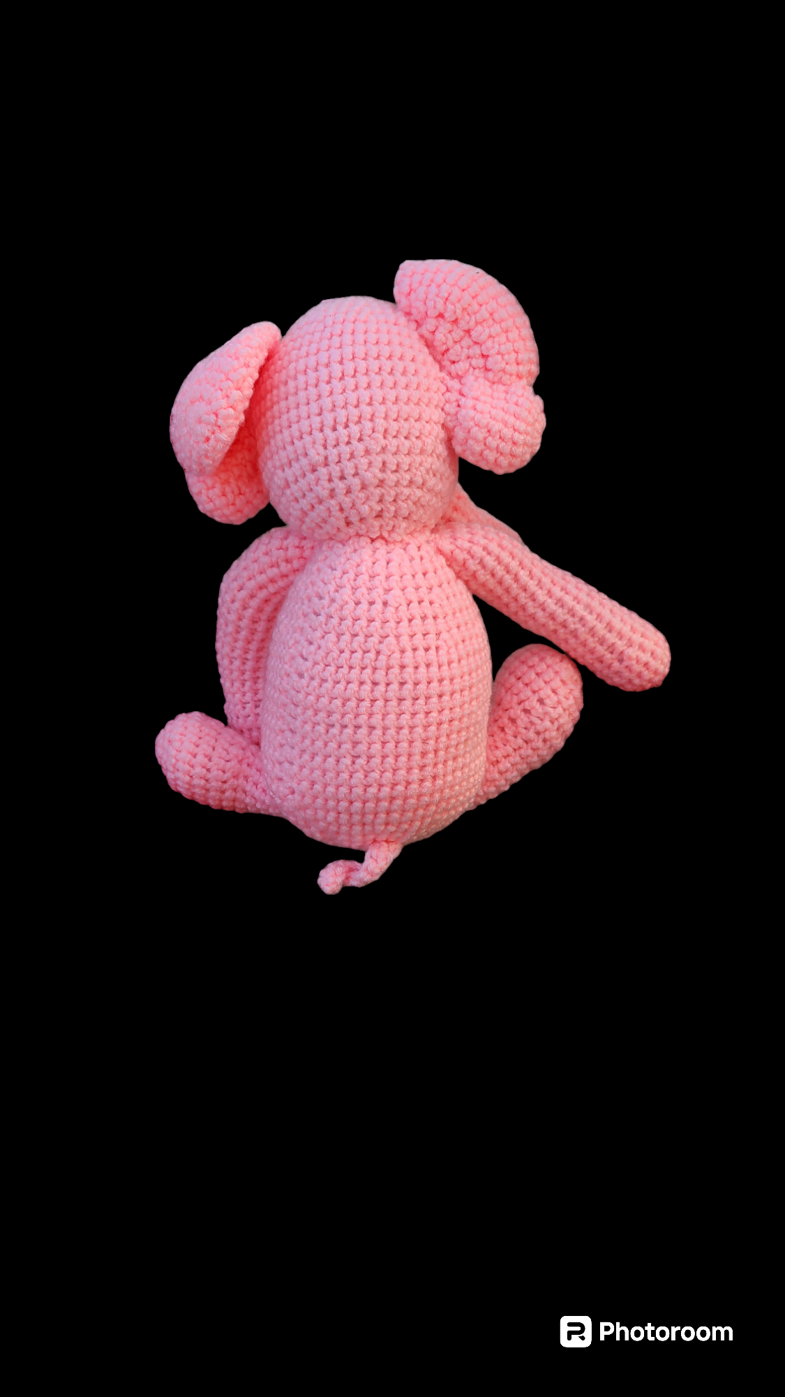 Homemade crocheted stuffed animals
