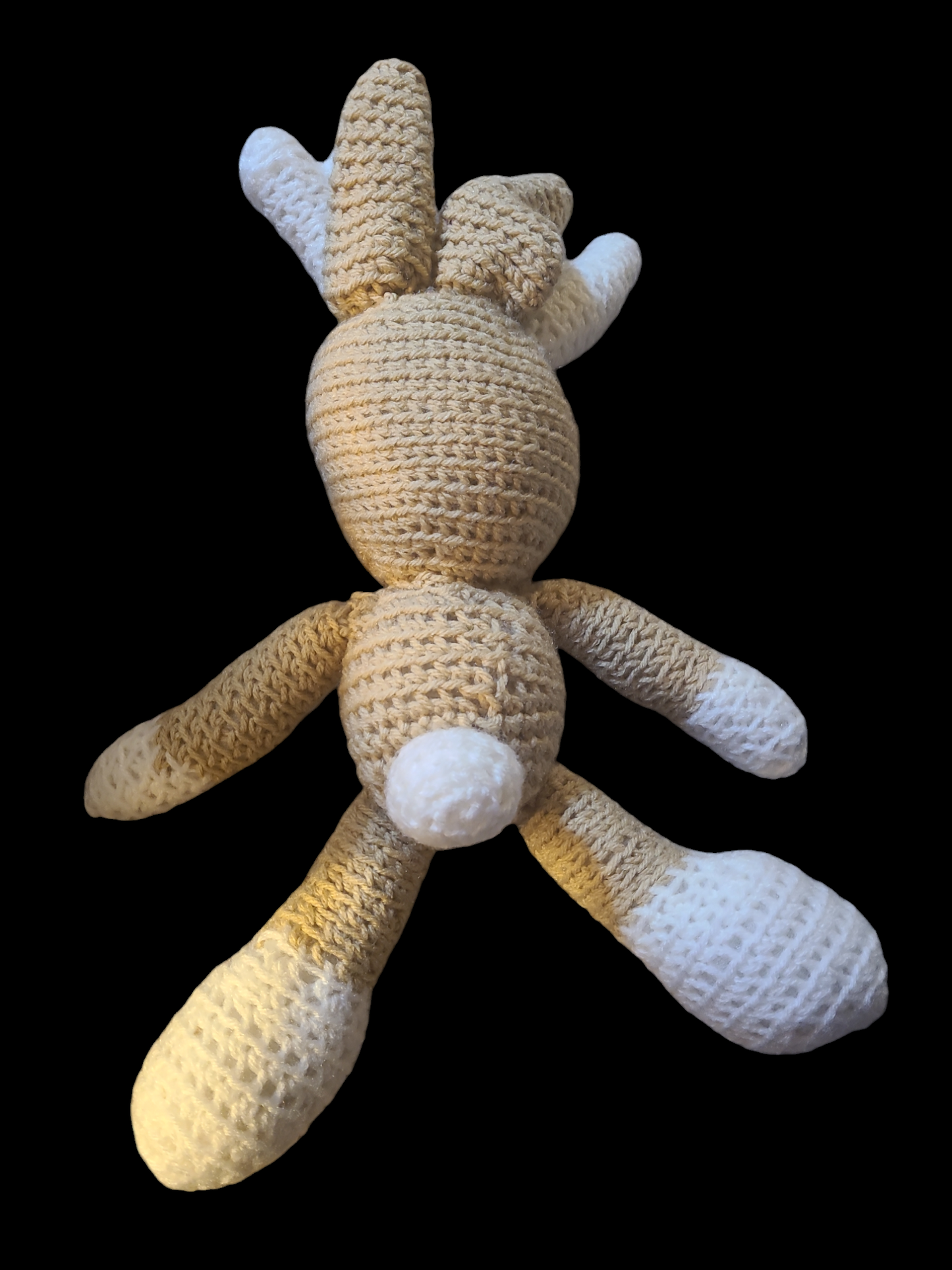 Homemade crocheted stuffed animals
