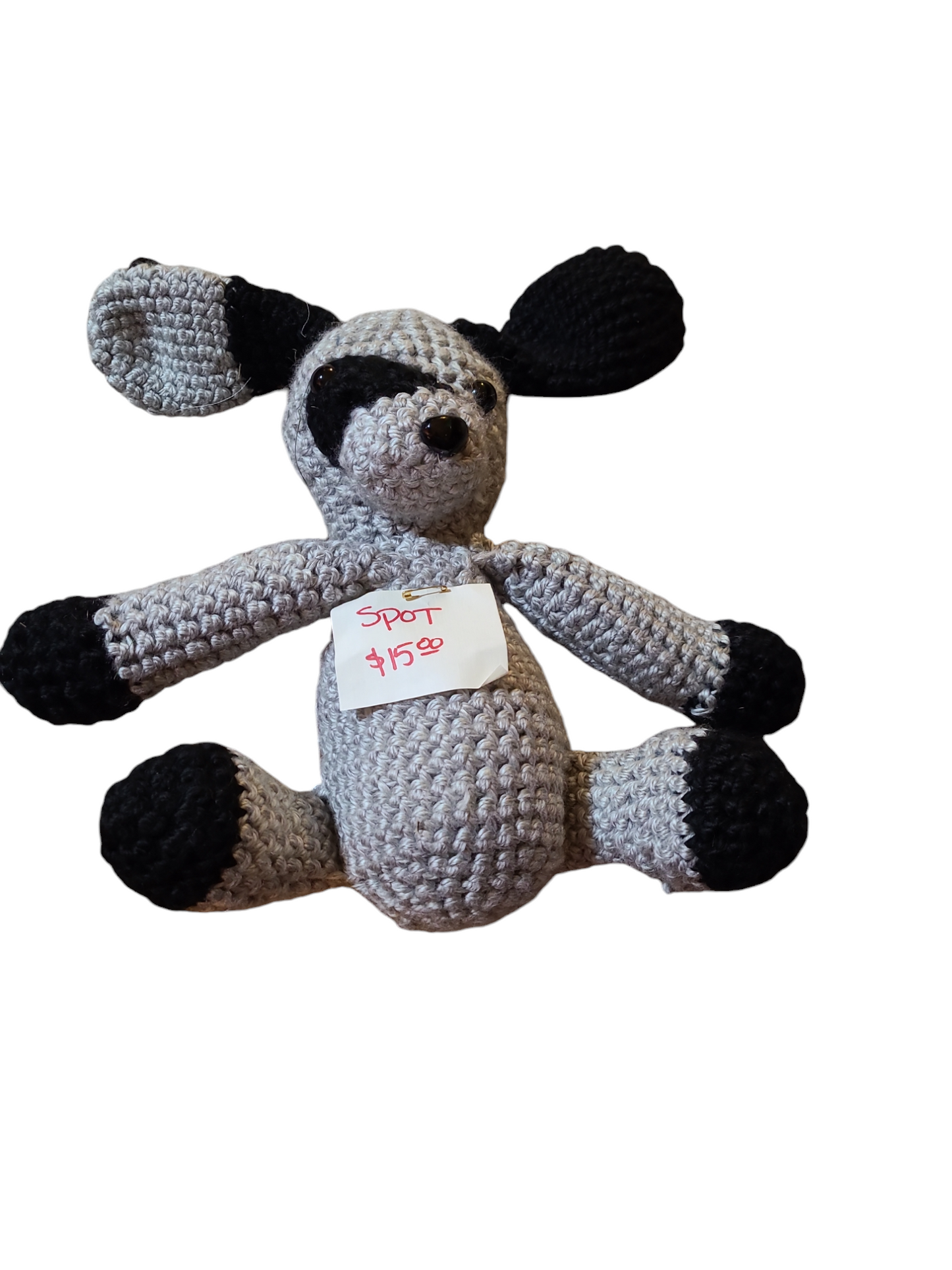 Homemade crocheted stuffed animals