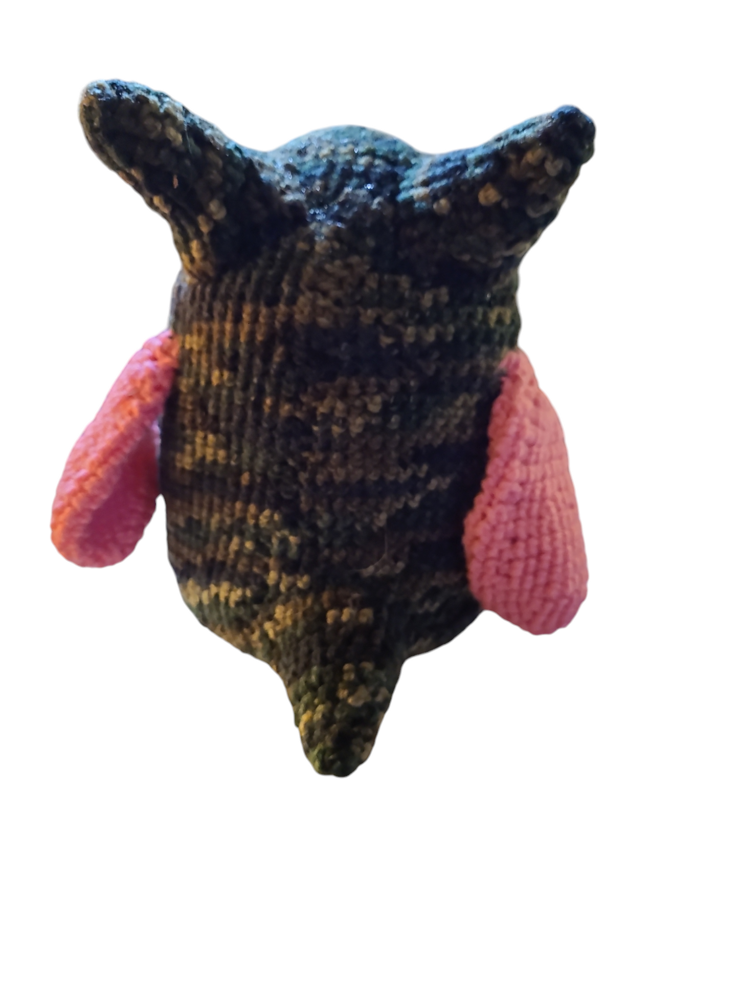 Homemade crocheted stuffed animals