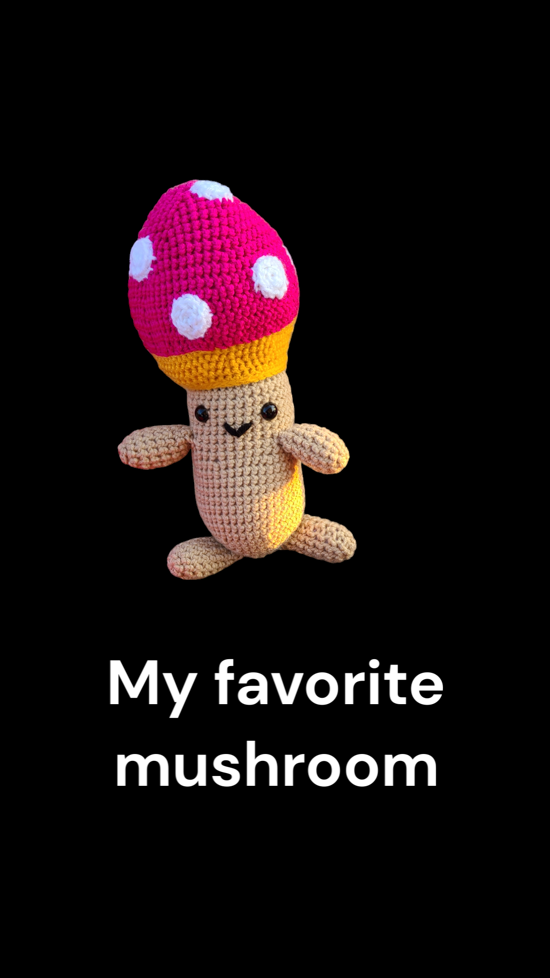 Homemade crocheted stuffed animals
