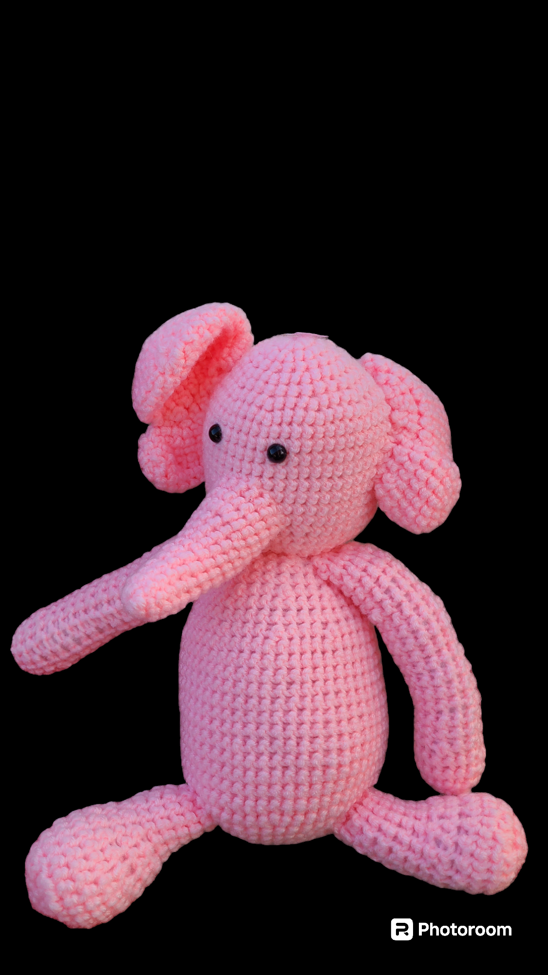 Homemade crocheted stuffed animals