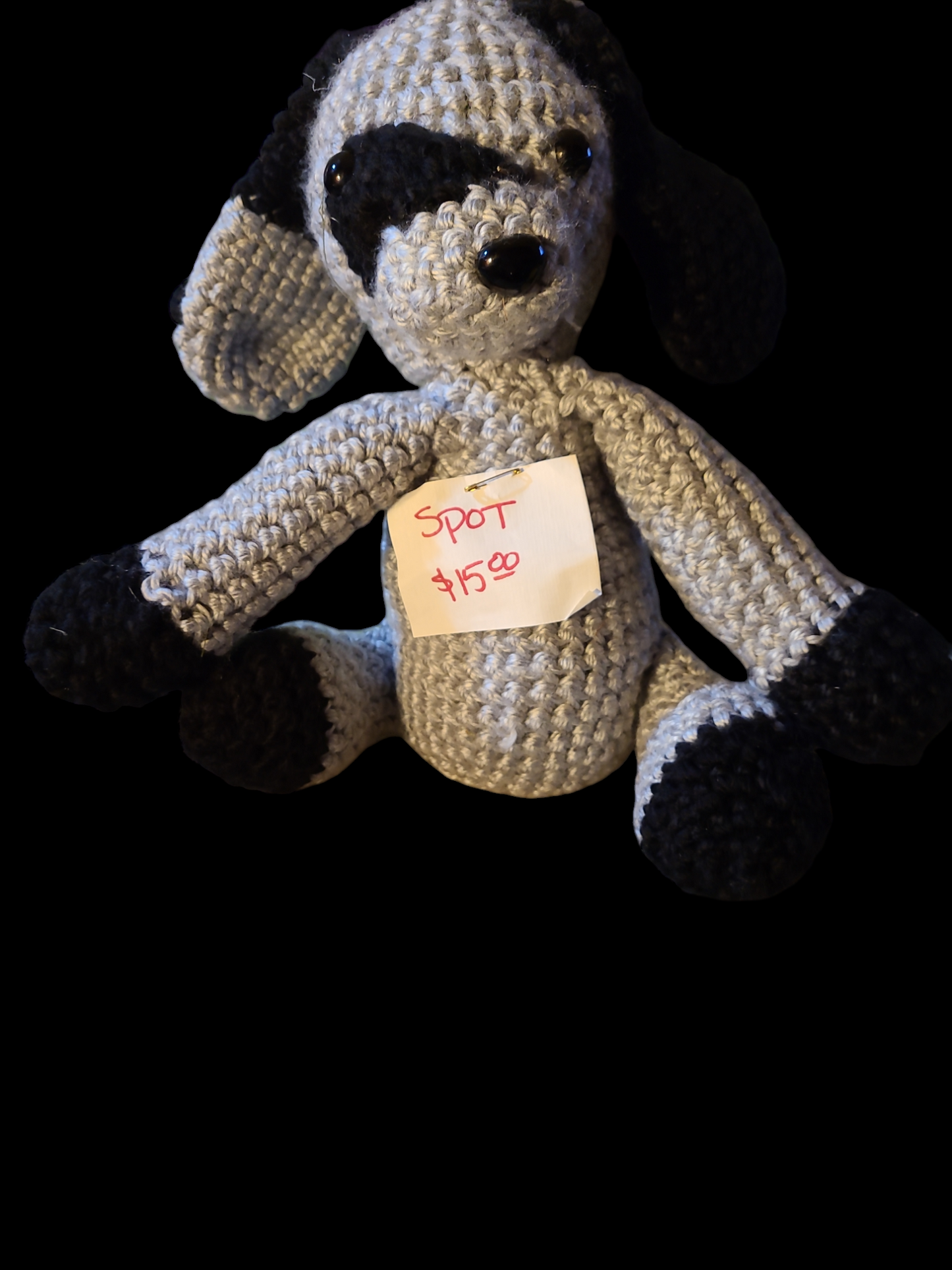 Homemade crocheted stuffed animals