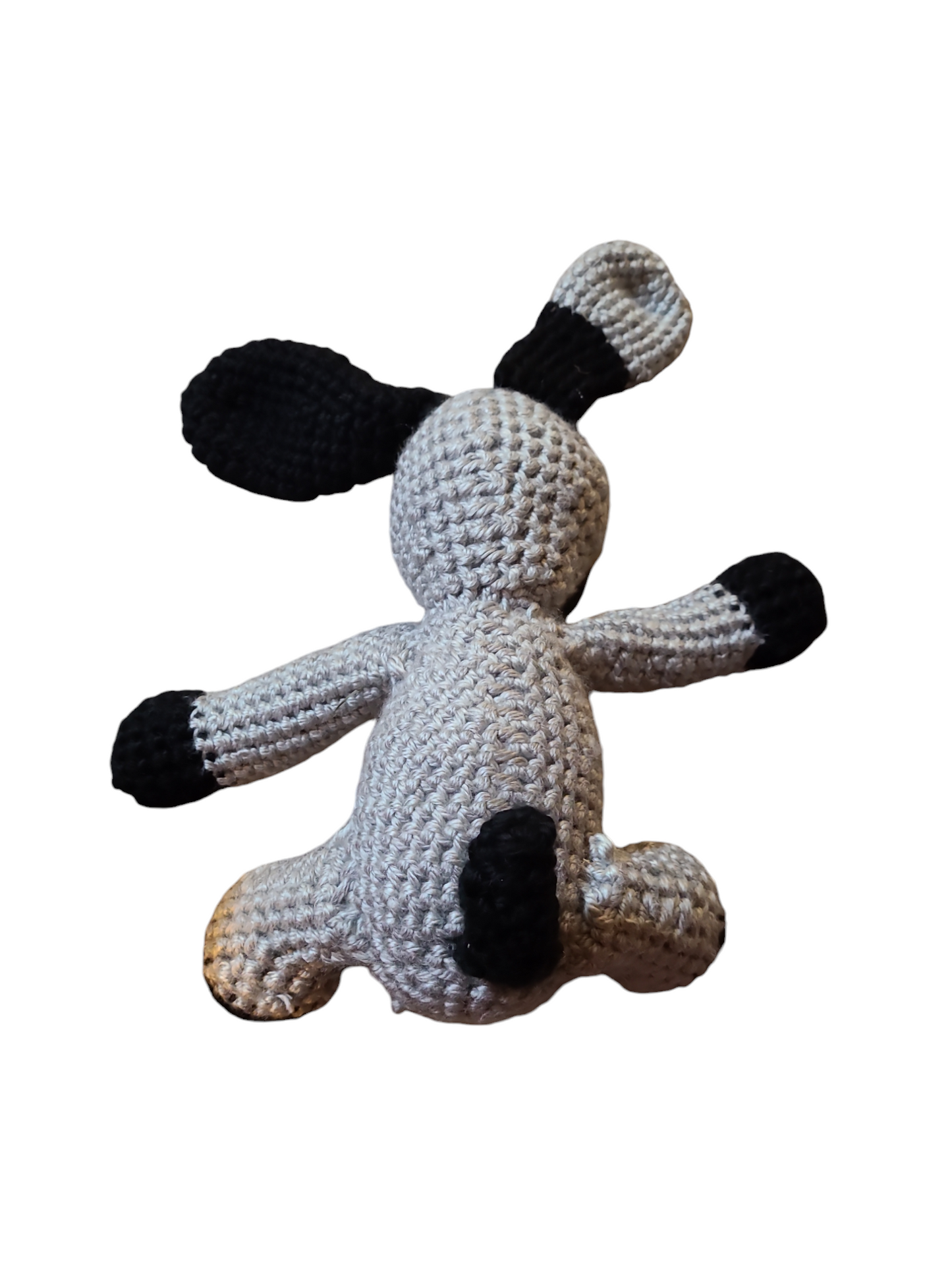 Homemade crocheted stuffed animals
