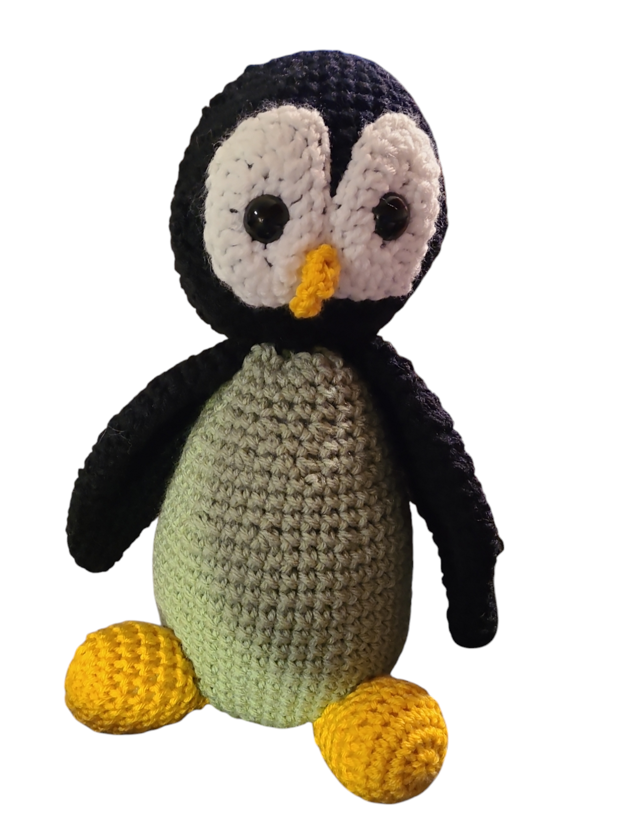 Homemade crocheted stuffed animals